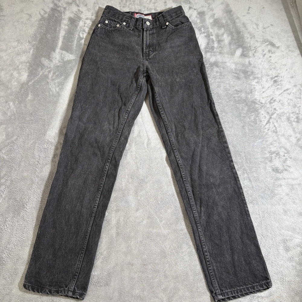 Old Navy Size 1 Long Dark Wash Women's Jeans 24x30 5 Pocket